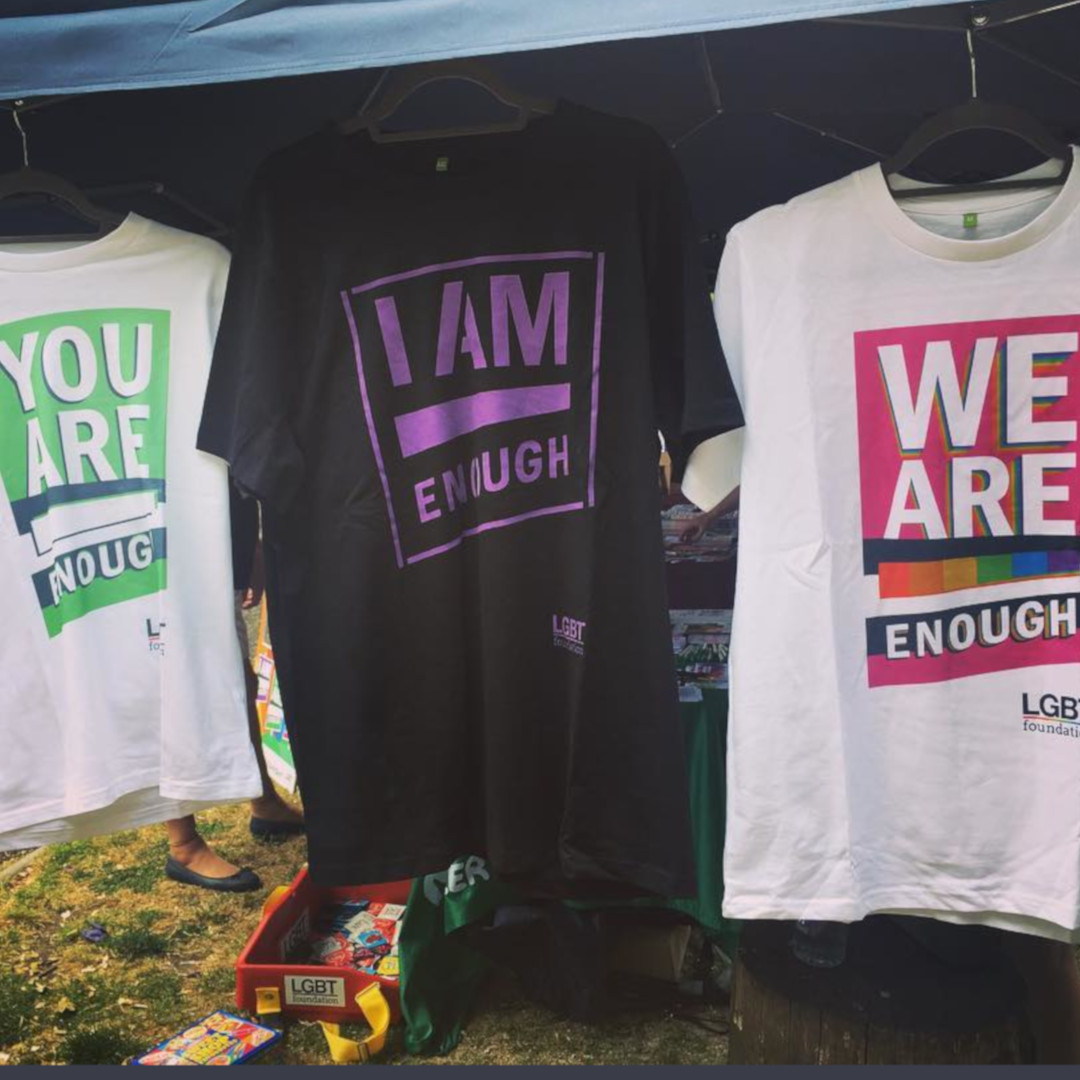 Instagram post showcasing tshirts with the logo